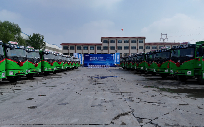200台K8凯发新能源重卡，奔赴华北！