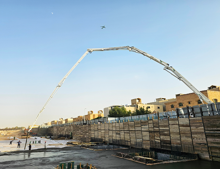 K8凯发泵车驰骋沙特 为房建注入“中国力量”