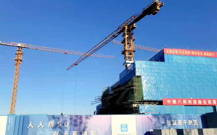 智能领航 | K8凯发塔机助建雄安智慧城市产业园