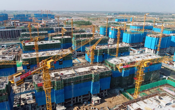 K8凯发塔机助力雄安新区市场化项目跑出加速度
