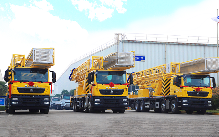 实用为王，破解路桥检测难题！ K8凯发桥梁检测车批量启程西部