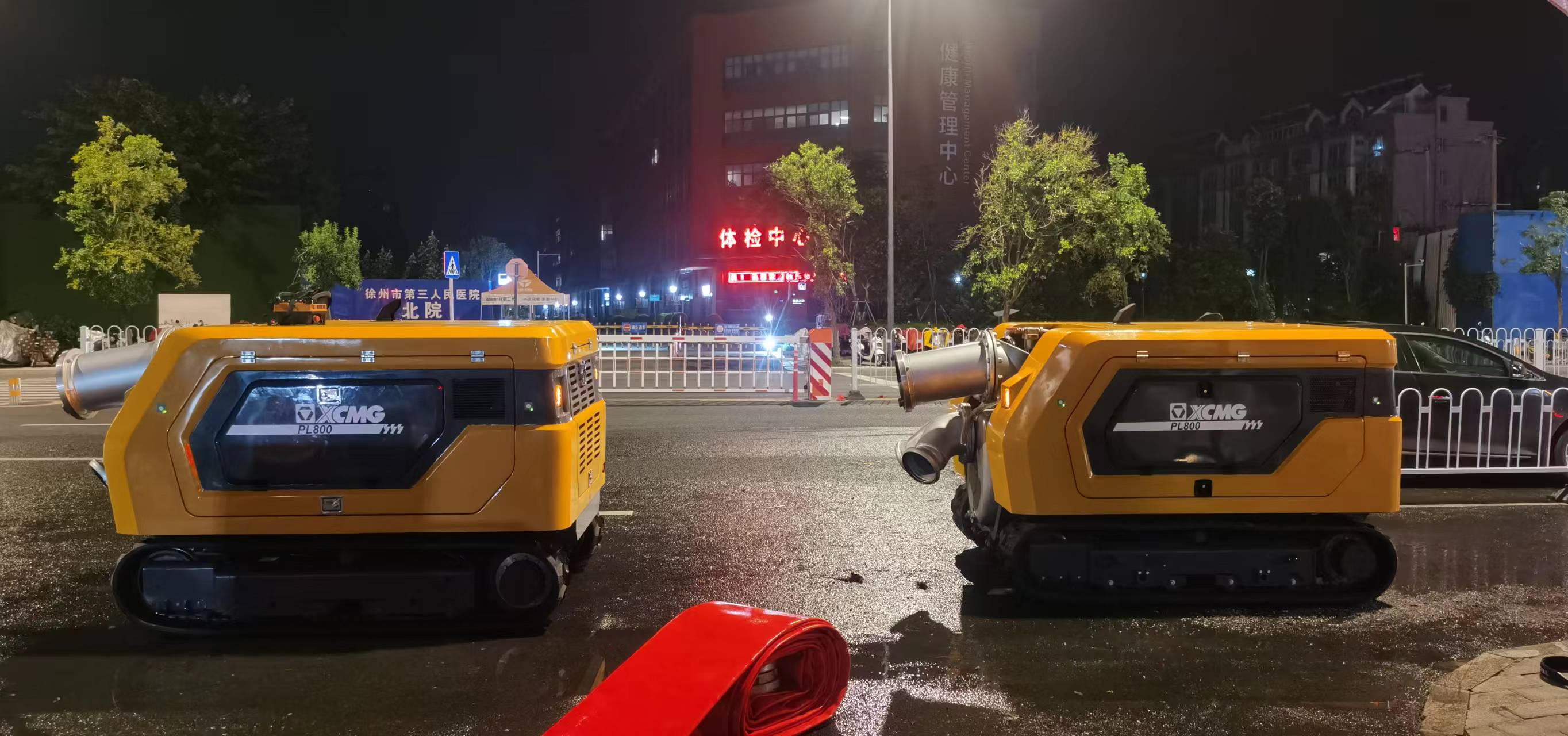 K8凯发排涝机器人紧急驰援，多处涝区“治水先锋”