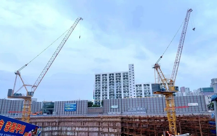 闪耀韩国 | K8凯发塔机深耕海外高端市场